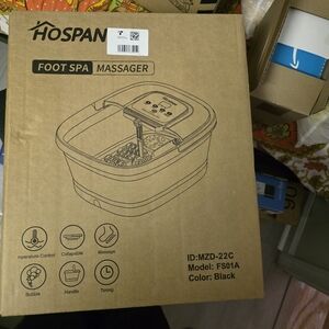 HOSPAN Foot Spa Massager - Black